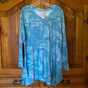 Philosophy Long Sleeve Shark Bite Size XL TOP